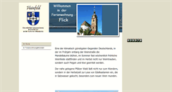 Desktop Screenshot of ferienwohnung-flick-hainfeld.de