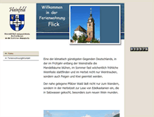 Tablet Screenshot of ferienwohnung-flick-hainfeld.de